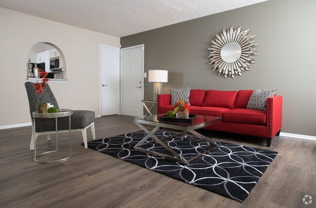 Open Floor Plan Living Area - Ridge Crossings Apartments