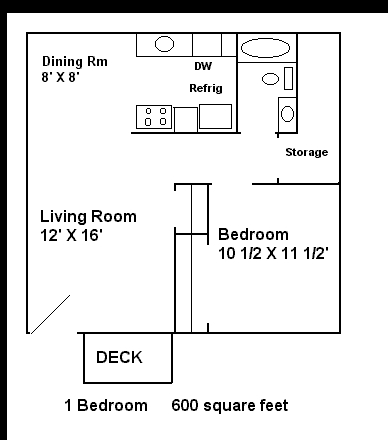 2BR/1BA - El Casa