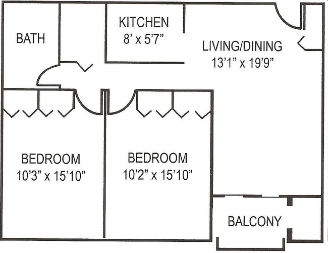 2BR/1BA - Beaver Terrace