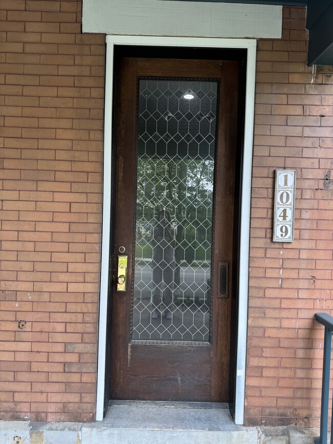 Front door - 1049 Franklin Ave