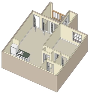 1BR/1BA - Country Views