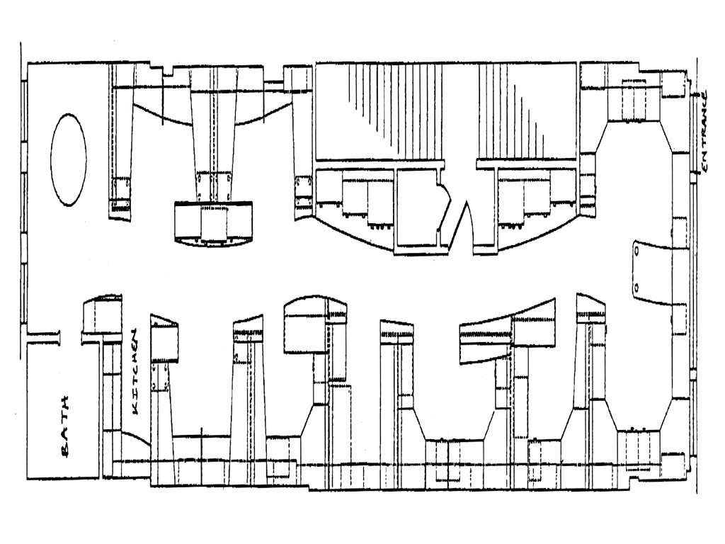 Plano de planta - 203-205 Madison St