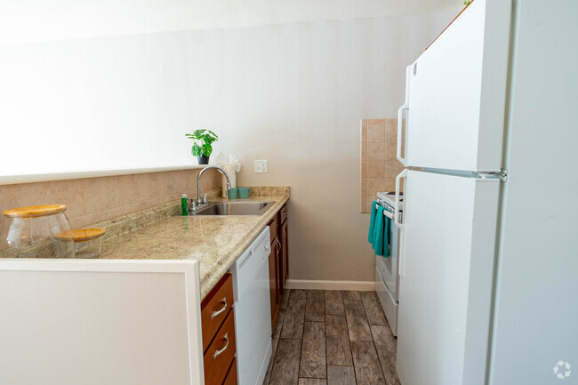 AP Studio - Kitchen - The Stapleton Apartments