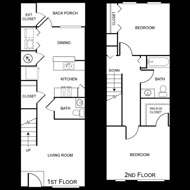 2HAB/1.5BA - Pine Haven