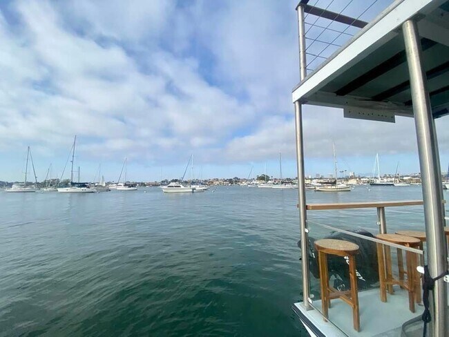 Sitting on your private dock - 311 E Edgewater Ave
