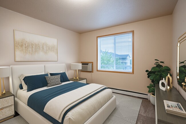 Fargo, ND West Lake Apartments | Bedroom - West Lake