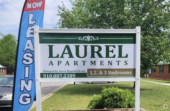 Property sign - Laurel Apartments