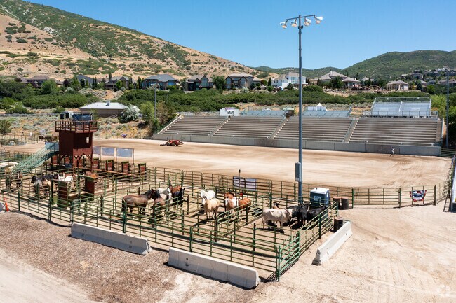 The Andy Ballard Arena is a venue for equestrian and other outdoor events in Draper, Utah.