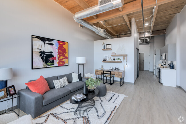 1 BR, 1 BA - 424-597 SF - Box Board Lofts