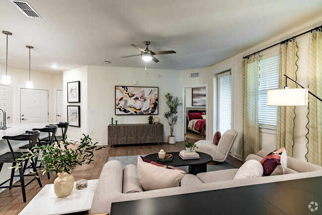 2BR, 2BA - 1267SF - Living Room - Sanctuary Bluff Apartments