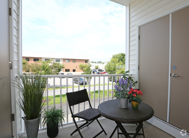 Patio or Balcony in Each Unit - Marshall Square Apartments