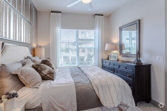 1BR,1BA - 648SF - A0 - BEDROOM - The Banks at Las Colinas