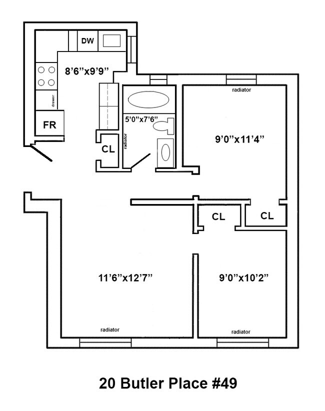 20 Butler Pl Unit 49, Brooklyn, NY 11238 Apartment for Rent in