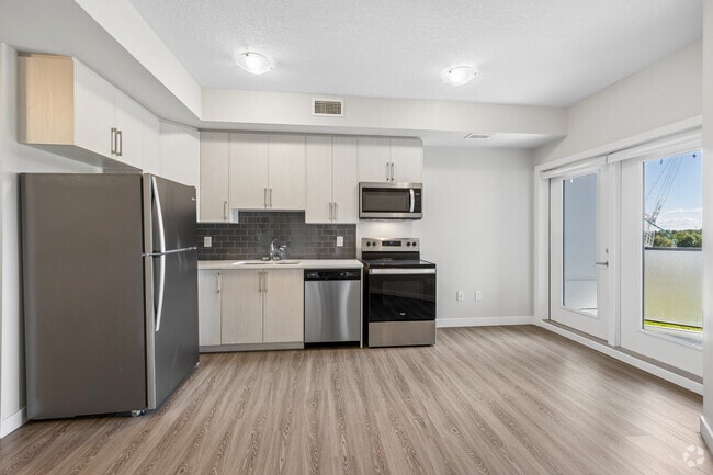 1BD, 1BA w/ Den - 553SF - Kitchen - Kingsland Junction