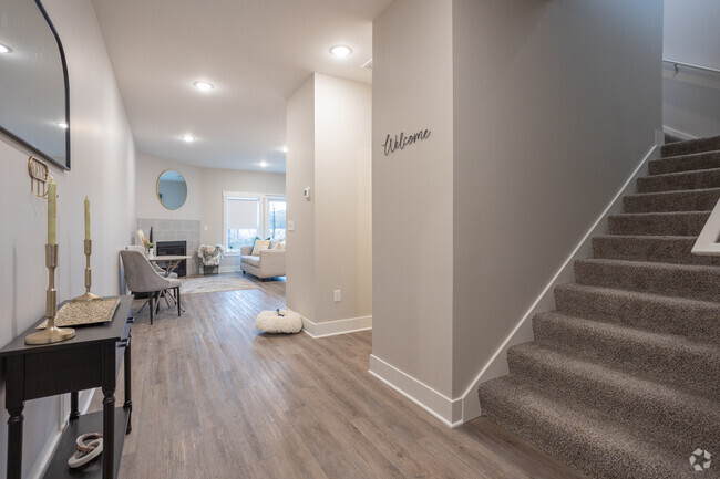 2BR, 2.5BA - 1,238SF - Living Room - Eden Forest Townhomes