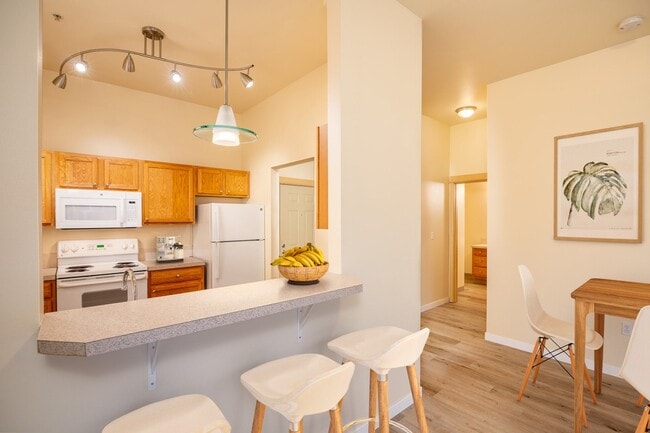 Fairview Village | Eat In Breakfast Bar with Pass Through Into Kitchen - Fairview Village Apartments