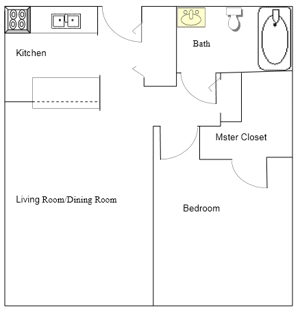 1BR/1BA - Whittemore Square Apartments