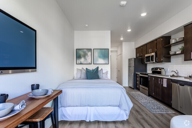 Studio, 1BA - 388 SF - Commons at Sylvan Canyon Apartments