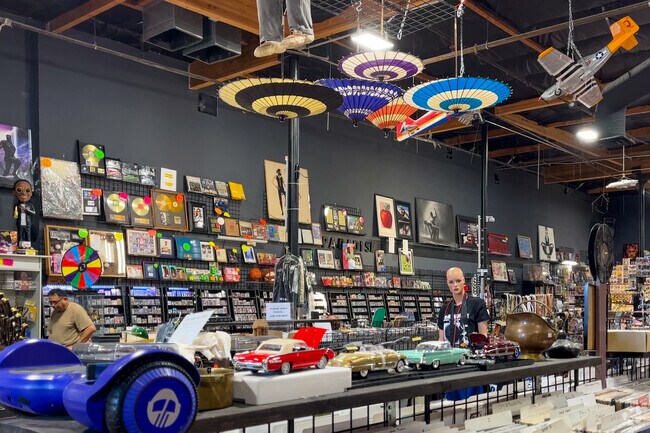 Paradise Records is a Trading Post for all kinds of unique items.