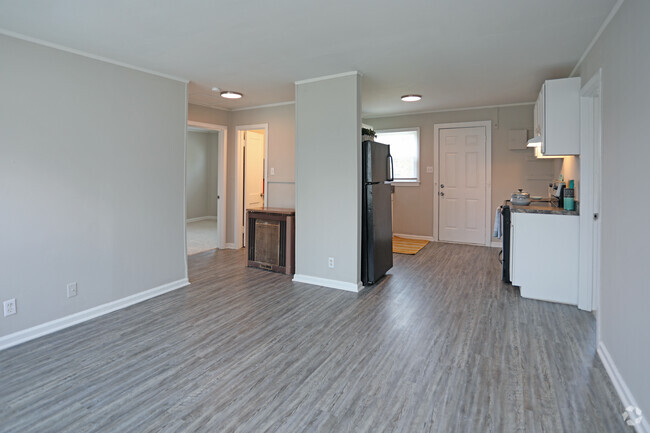 Renovated Livingroom and Kitchen - The Villas at Park Terrace