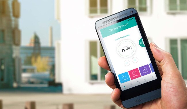 Palazzo East Apartments Los Angeles Ca Control The Temperature Without Getting Up And Never Fumble For Your Keys Again Smart Home