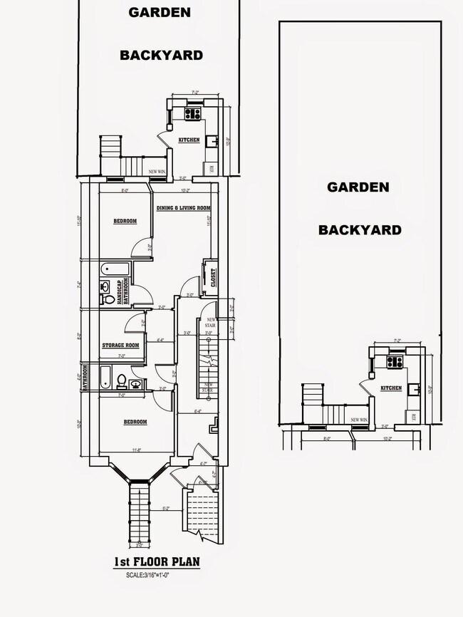 Plano de planta - 451 51st St