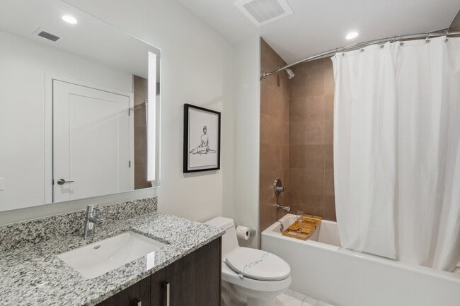 Life Time Living Gables Station Model Bathroom 2 - Life Time Living at Gables Station Apartments