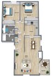 2 Bedroom | 1 Bathroom B