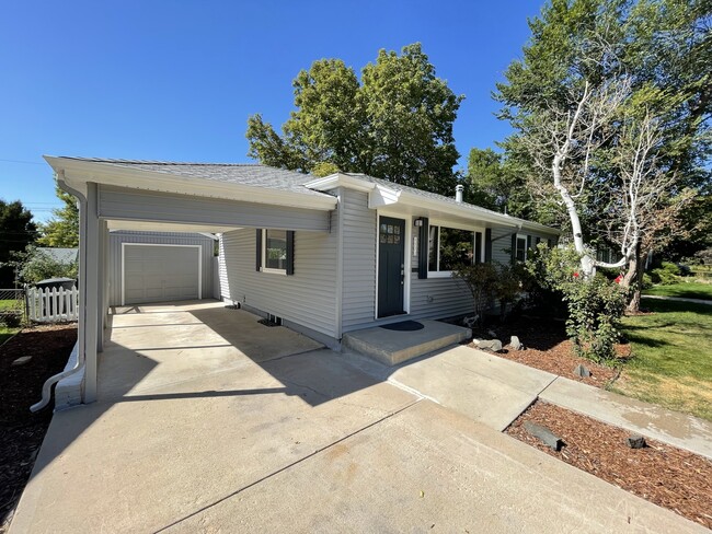 Front carport and garage - 1853 S Fairfax St