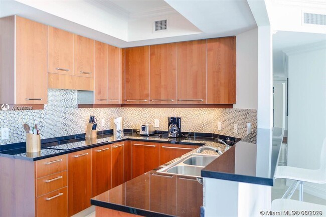 Fully equipped kitchen. - 3101 S Ocean Dr