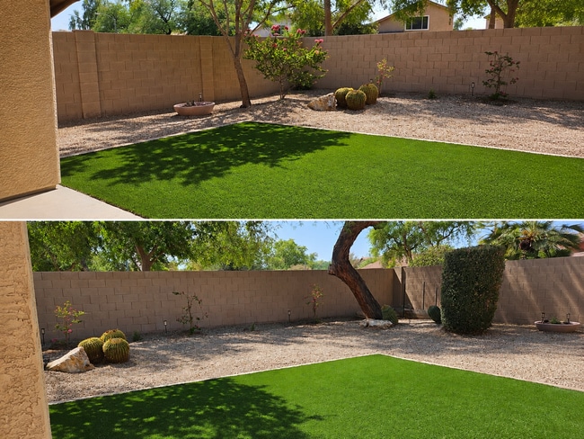 Backyard New Turf - 20408 N 70th Dr