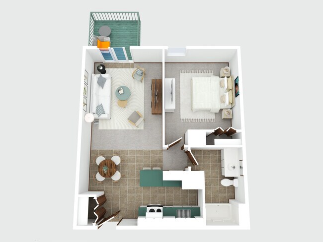 Plano de planta - Murdock Apartments