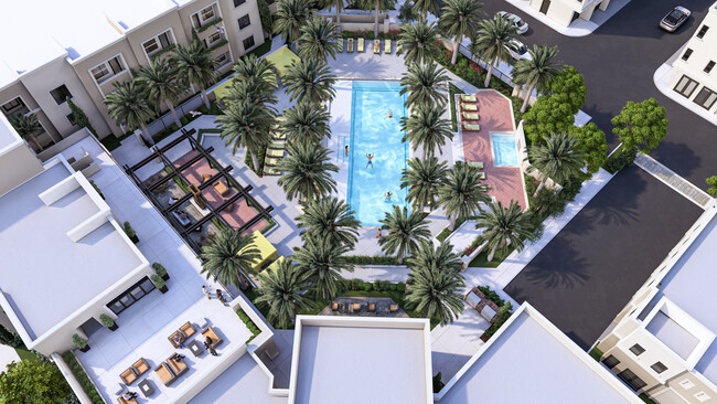 The Standard Redlands Pool and Common Areas Overhead - The Standard Redlands