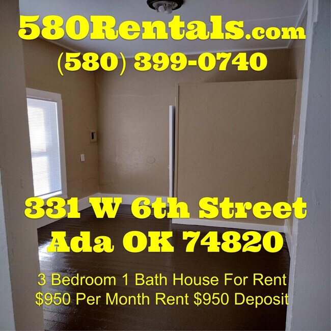 331 W 6th, Ada, OK 74820 House Rental in Ada, OK