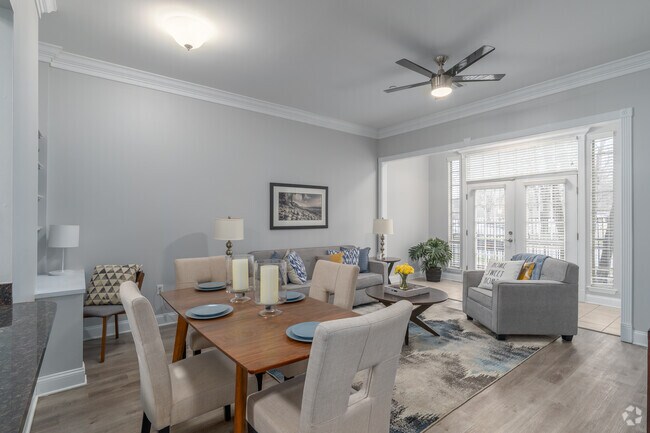 1BR, 1BA - 887SF Living Room - Welcome to Mansion at Bala!