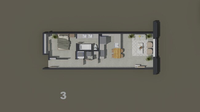 Plano de planta - 300 E Mississippi Ave