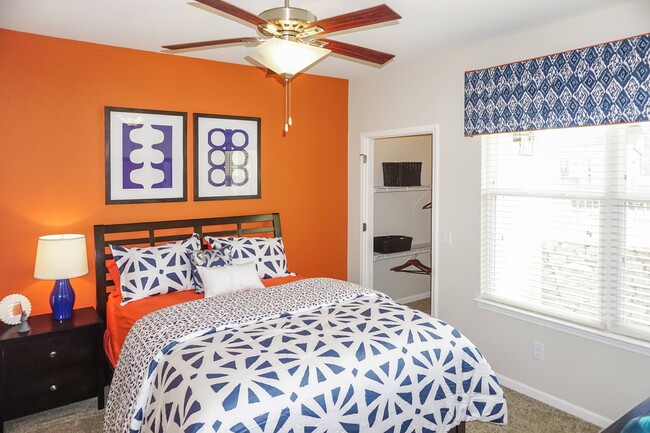 Spacious Bedroom with Large Window - The Retreat at Hamburg Place Apartments