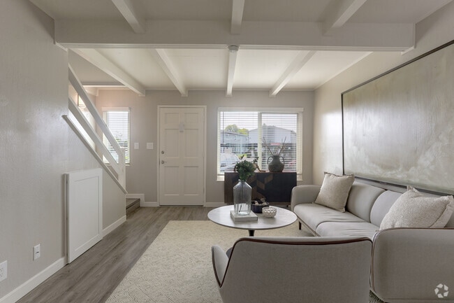 2BR, 1BA - 835SF - Living Room - Santa Lucia