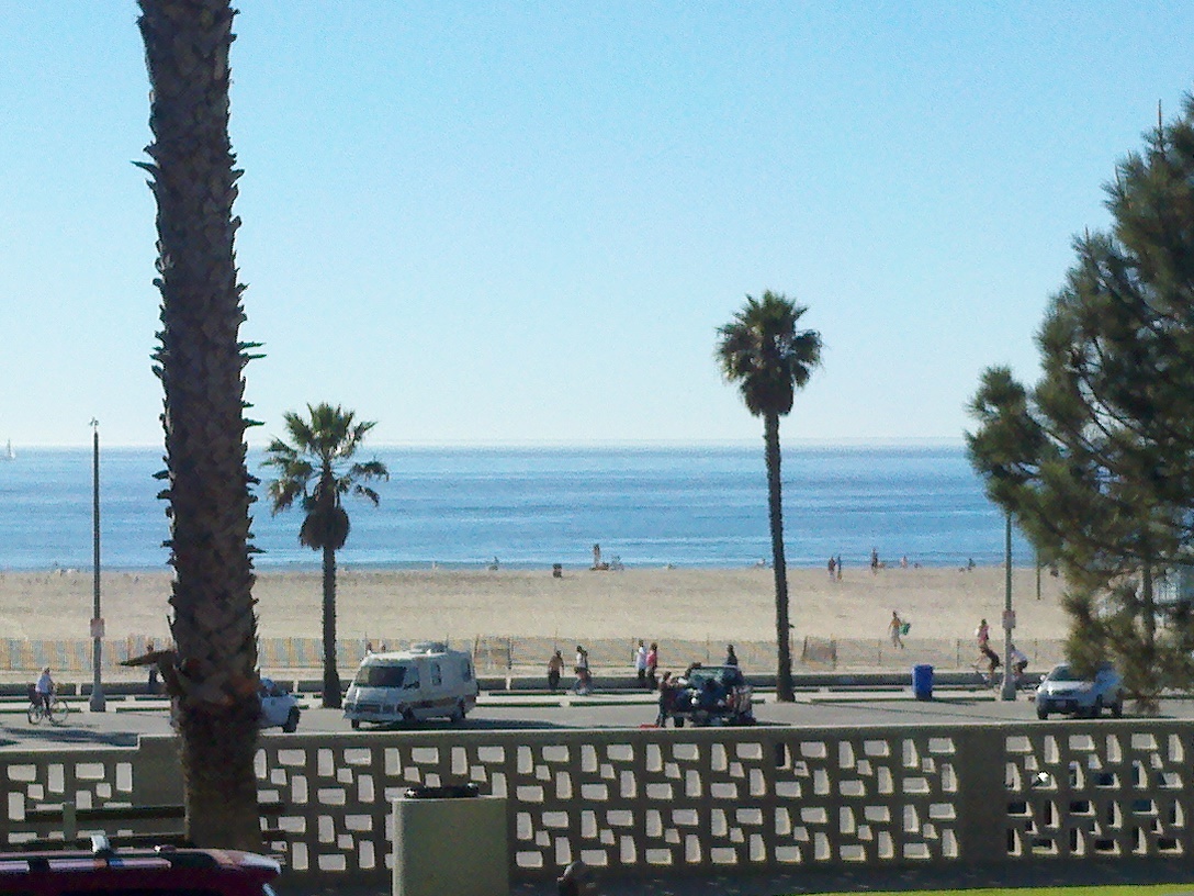 Beach view from the front window - 2213 Ocean Ave