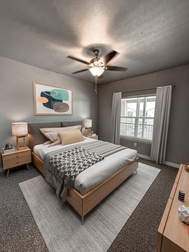 Spacious bedroom - Willow Creek Apartments