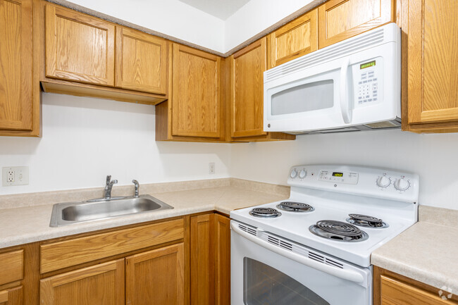 2BR, 1BA - 715SF Kitchen - Village on Grand