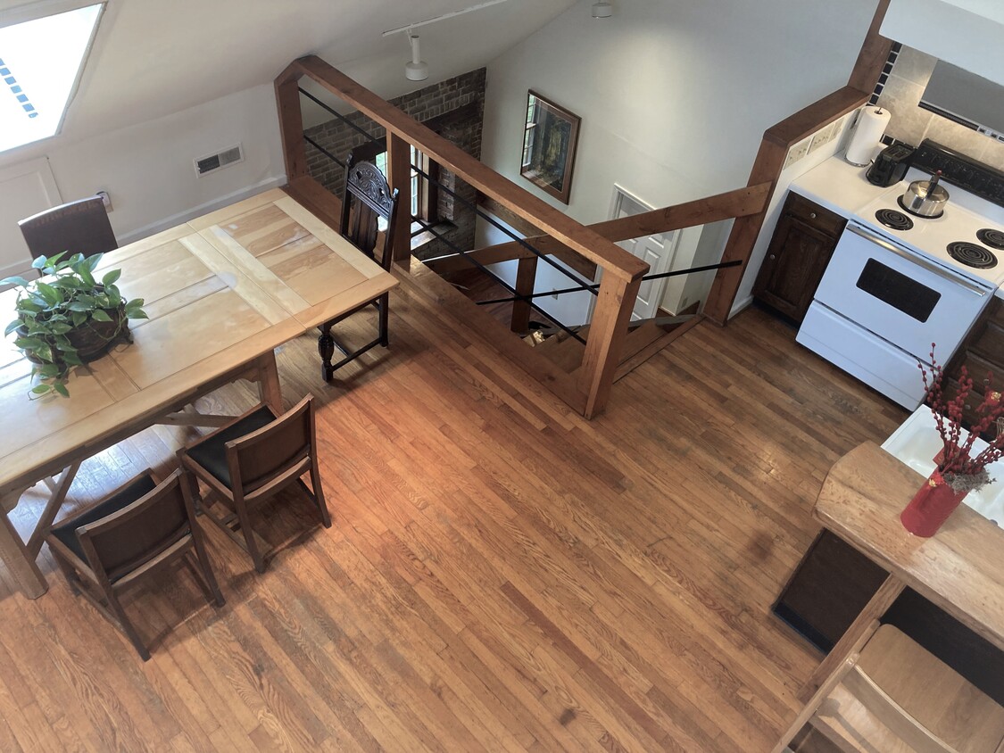 Living room/kitchen in the loft - 967 Breckinridge Mill Rd