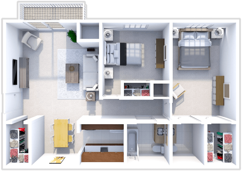 Cedarwood Village Apartments – The Hampton