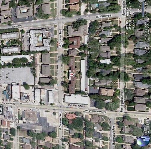 Aerial- Zoomed - McCommas Colonial Apartments