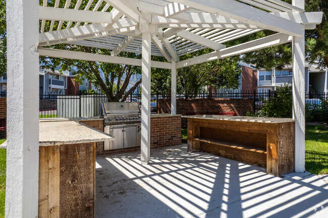 Pool Grilling Area - Mountain View