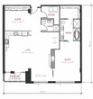 2 Bed 2 Bath  B2