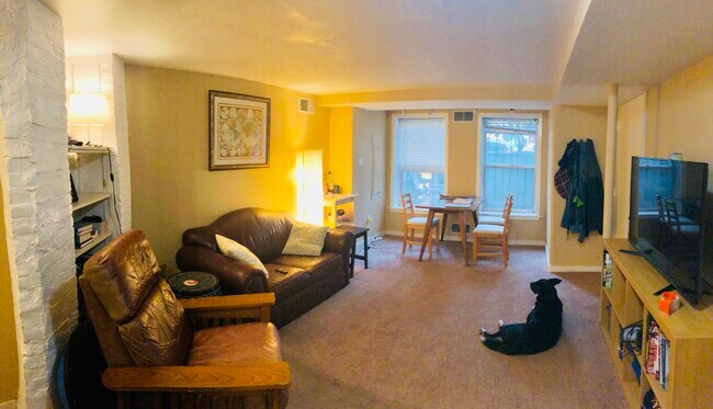 Open living space - full sized windows - 1938 Calvert St NW