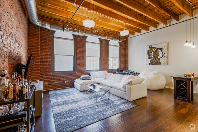 Exposed Original Brick and Beams - Aria Cultural District Lofts