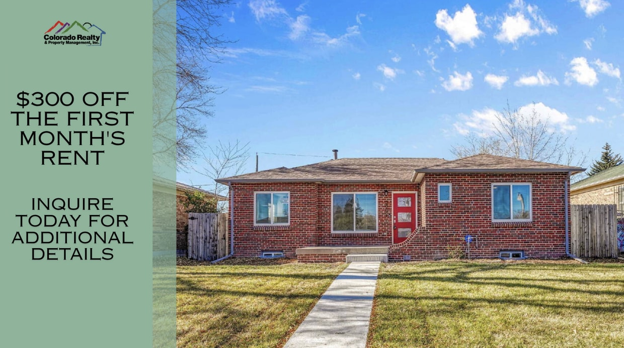 $3,640.95 - $300 OFF First Month's Rent - 4 Bedroom, 3 Bath, Single Family Home in Denver with Fi... - $3,640.95 - $300 OFF First Month's Rent - 4 Bedroom, 3 Bath, Single Family Home in Denver with Fi...