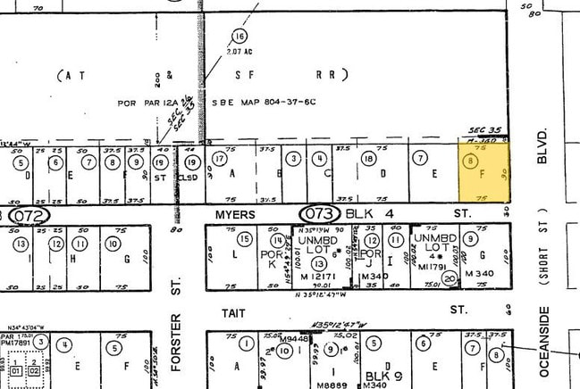 Plat Map - Ocean Apartments